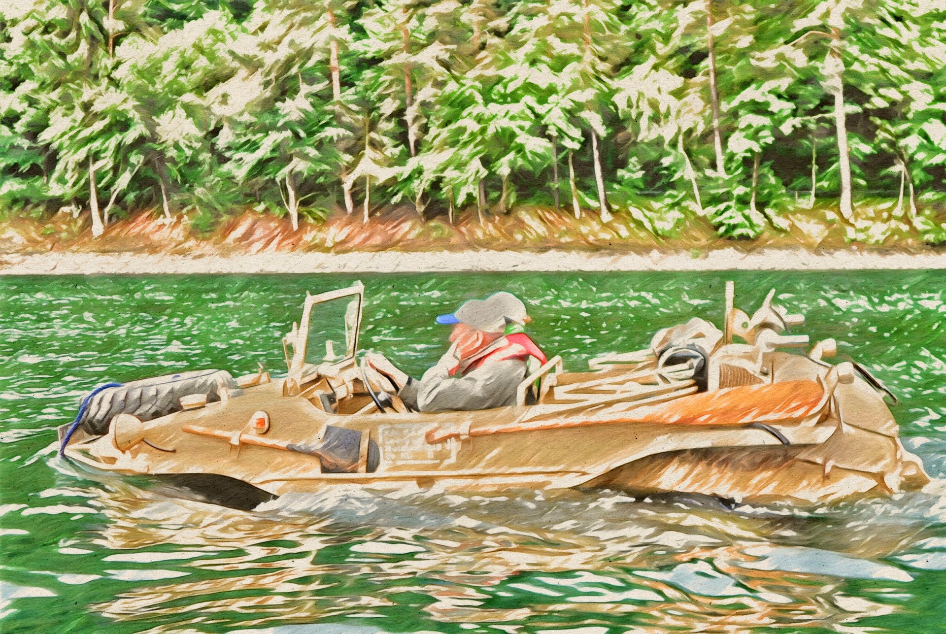 Zu Lande und im Wasser