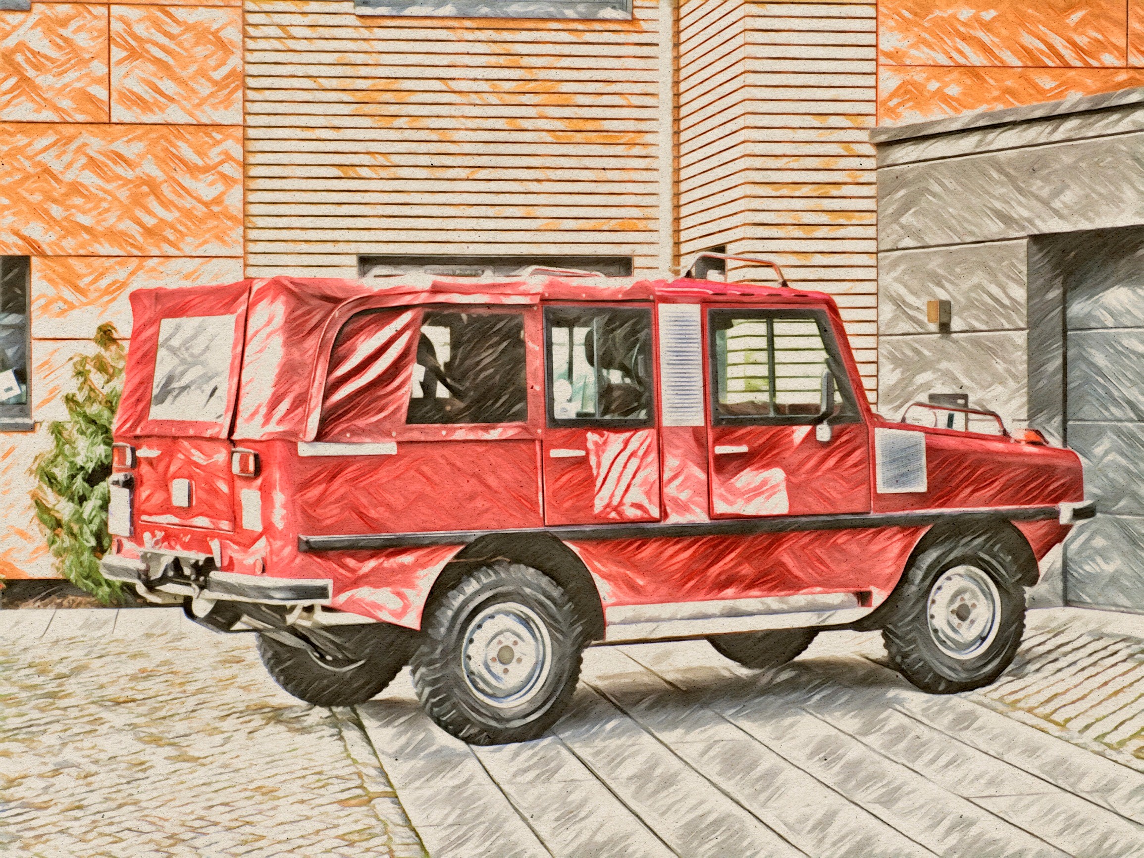 historische Geländewagen